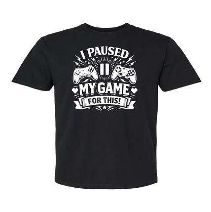 I paused my game for this